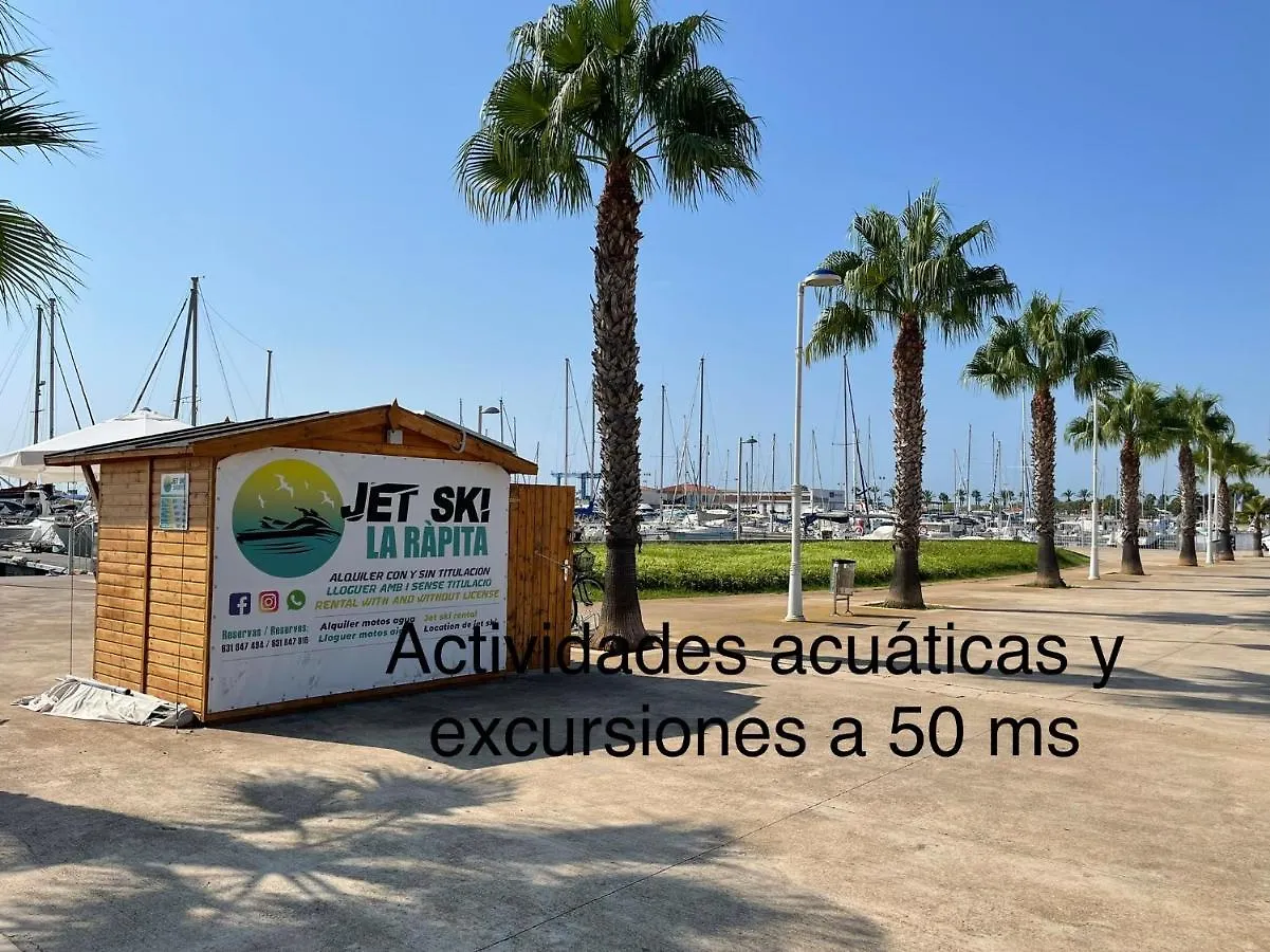 Vistas Al Mar, En El Club Nautico De Sant Carles De La Rapita, 3 Dormitorios Διαμέρισμα